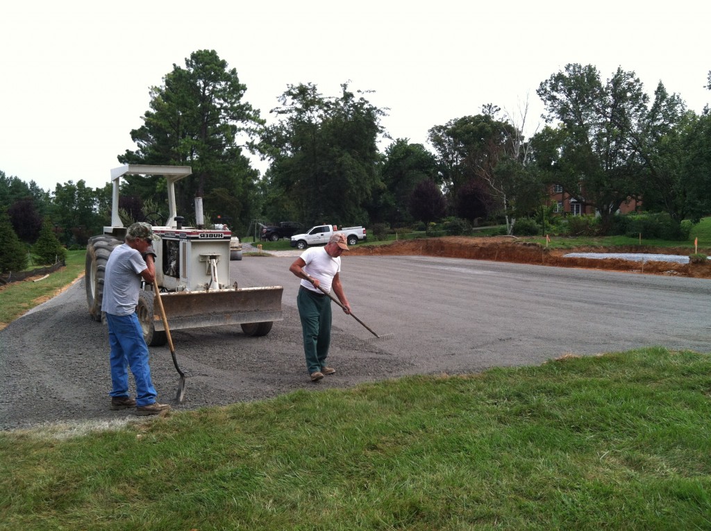 Stone Base Preparation